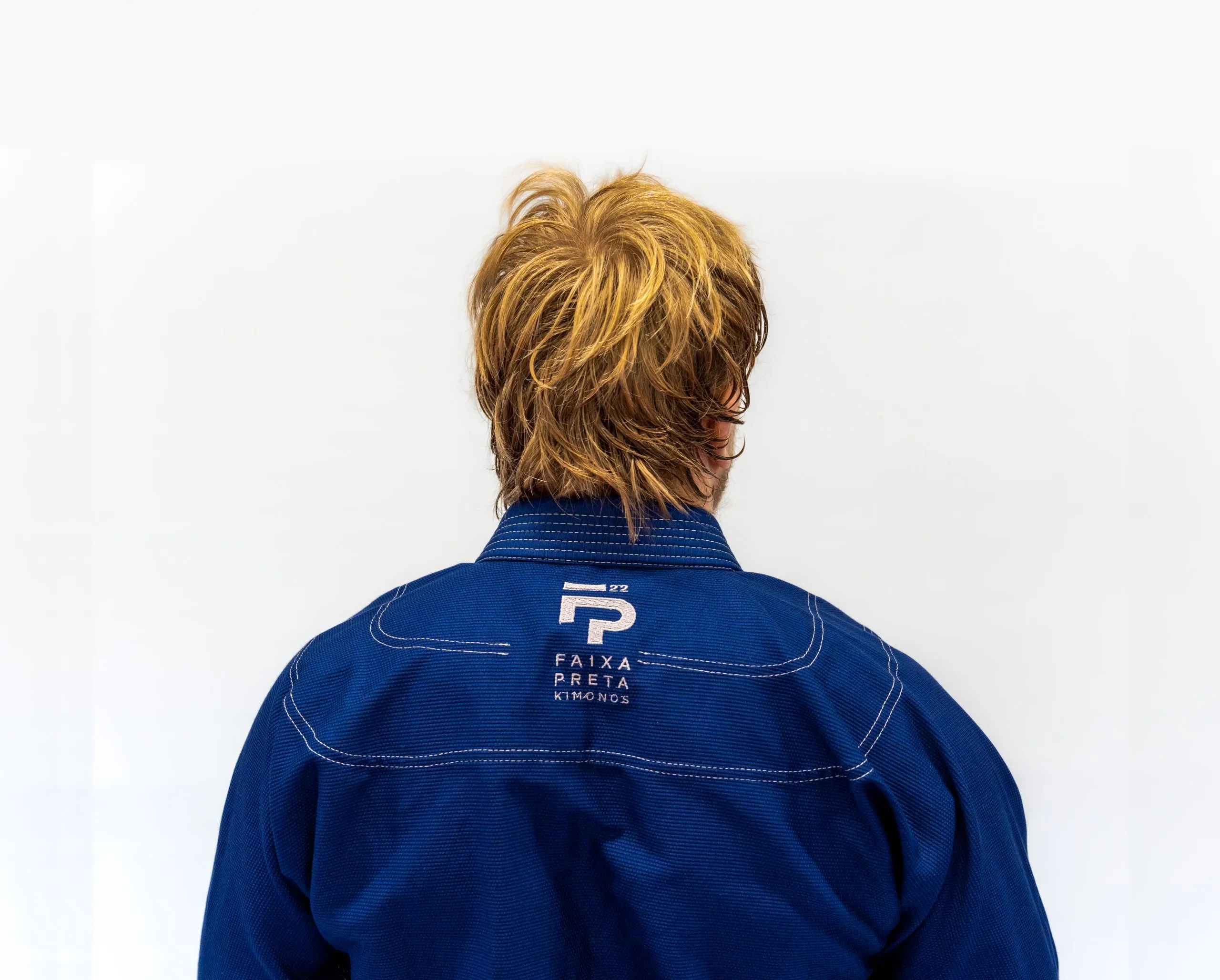 FP25 Navy Blue Gi - Back View